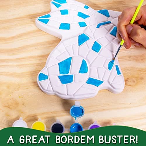 Creative Roots Paint Your Own Bunny Garden Stone, Craft Kits, Stepping Stones Kit for Kids, Ceramics to Paint, Ages 6+ — view 4