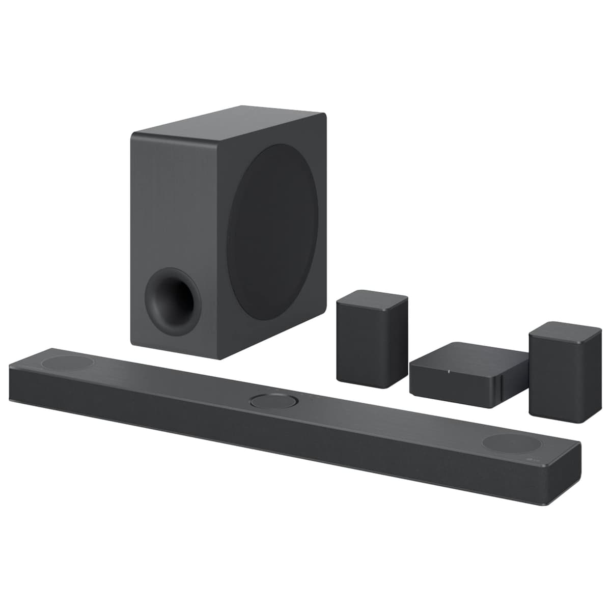 LG SPT8-S - Kit de Altavoces Traseros, Kit de Altavoces Traseros para Barras de Sonido, 100W Potencia y 2.0 Canales, Sonido Potente y Envolvente, Diseño Adaptado a tu Espacio, Negro — view 4