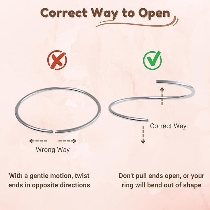 UNIMERCADO EXTRA THIN Sterling Silver Nose Rings Small Plain Nose Rings 0.6mm-8mm Tiny Nose Hoop,Silver Small Hoop Earrings,Suptum Ring,Lip Rings,Conch Daith Helix Rook Super Snug Nose — view 3