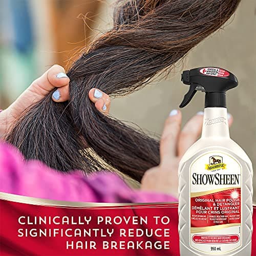 Absorbine ShowSheen Hair Polish and Mane & Tail Detangler, 950ml Spray Bottle — view 3