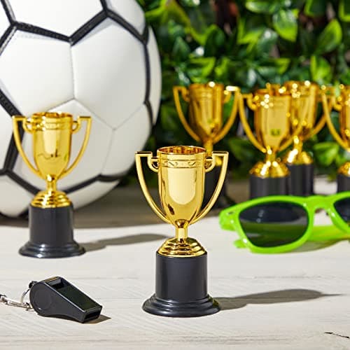 24 Pack Mini Trophies for Awards, Gold Participation Trophy Cups for Sports Tournaments and Competitions (4 in) — view 5