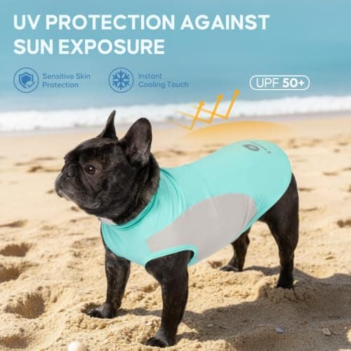 KYEESE 2Pack Dog Cooling Shirt with UPF 50+ UV Protection, Blue, XL — view 3