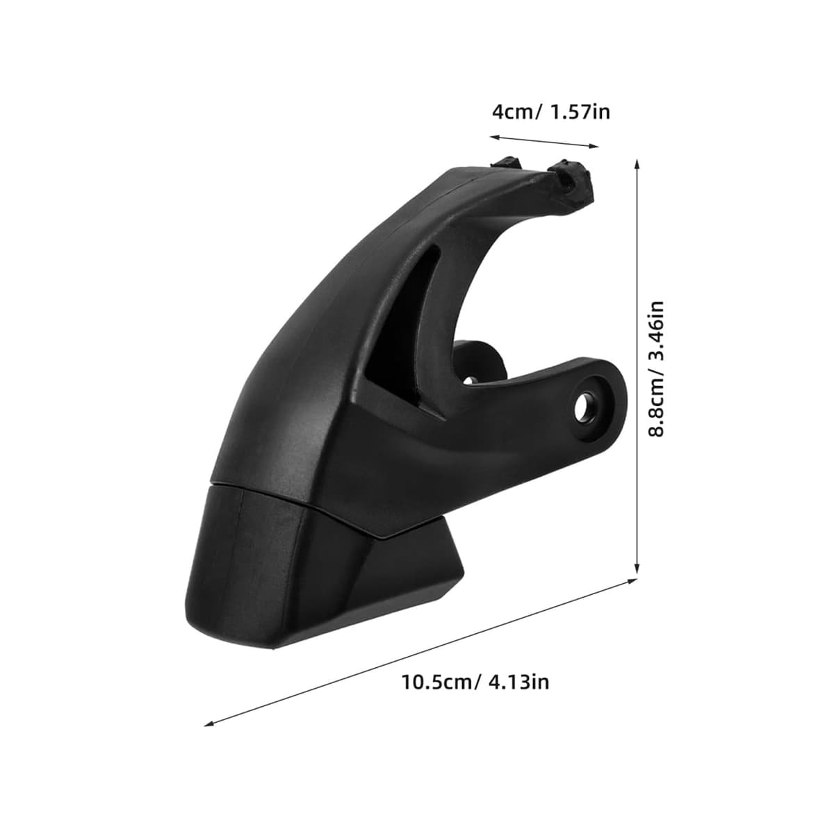 Anneome Tope de freno para patines en línea y patines en línea, tope universal de repuesto, resistente pastilla de freno de 4,13 x 3,46 x 1,57 pulgadas para un control seguro y paradas estables al — view 3