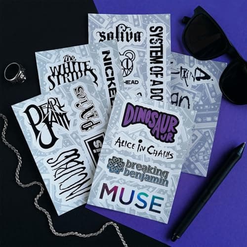 36Pcs Grunge Stickers, 90's Grunge Music, Rock Stickers, Rock Band Decals, Music Gifts for Men and Women — view 4