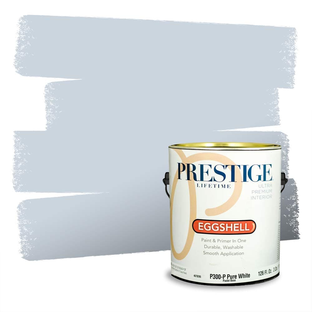 PRESTIGE Paints Interior Paint and Primer In One, 1-Gallon, Semi-Gloss, Comparable Match of Valspar* Dewdrop* — view 1248