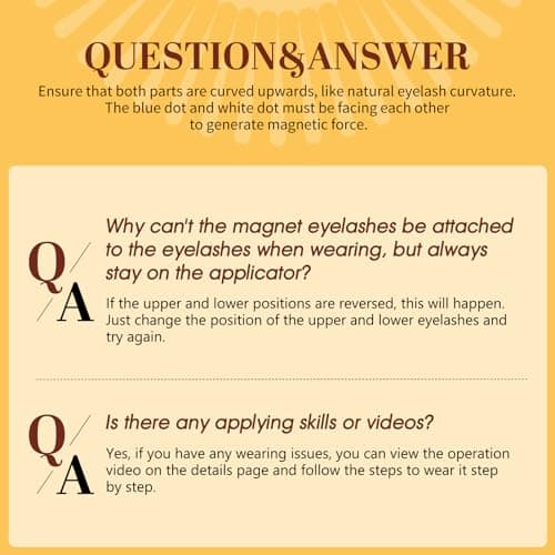 QUEWEL Magnetic Eyelashes Natural Look, 2pairs Reusable Lashes with Applicator, Easy to Use without Eyeliner(XK-Mag-B+E) — view 7