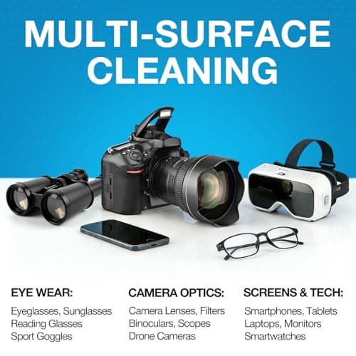 SmoTecQ 12 Pack Microfiber Cleaning Cloths for Glasses & Screens (6x7) - Optical Grade Lens Cleaner for Eyeglasses, Camera, iPhone, iPad & TV - Individually Wrapped, Assorted Colours — view 7