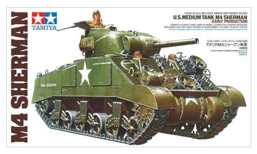 Tamiya 35190 1/35 U.S. Medium Tank M4 Sherman Plastic Model Kit — view 4