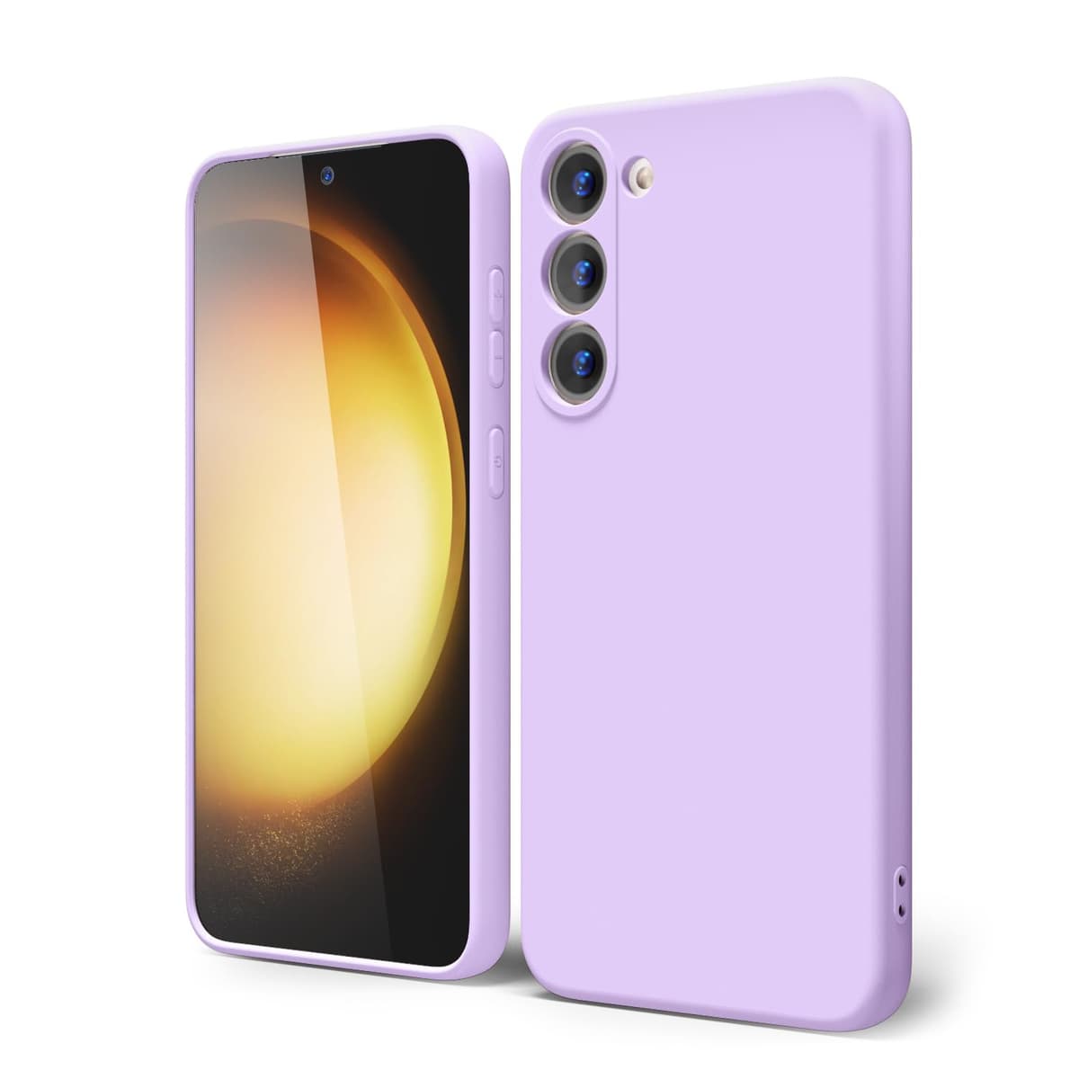 oakxco for Samsung Galaxy S23 Phone Case Liquid Silicone,Cute Thin Slim Soft Rubber TPU Plain Smooth Gel Cover for Women Girl Aesthetic Design, Matte Solid Protective & Shockproof, Burgundy Plum Wine — view 110
