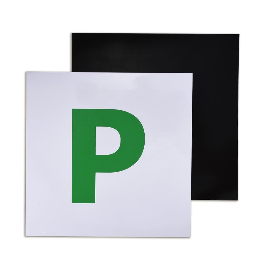 Onarway Fully Magnetic P Plates for New Drivers, 2 Pack Whole-Magnetic Plate - Non Scratch Vehicle Paint — view 4