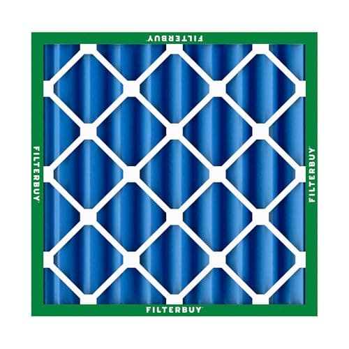 Filterbuy 20x20x4 Air Filter MERV 13 Optimal Smoke & Allergy Defense (2-Pack), Electrostatic Pleated HVAC AC Furnace Filters Replacement, Made in USA (Actual Size: 19.50 x 19.50 x 3.63) — view 7