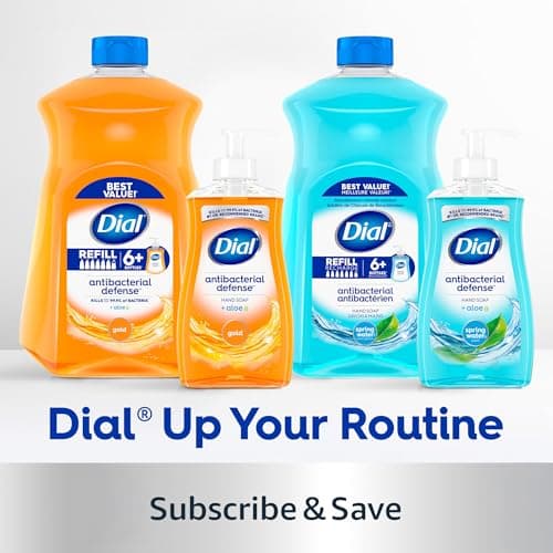Dial Antibacterial Defense Liquid Hand Soap + Aloe, Aloe Scent, 11 Fl Oz (Pack of 12), Dermatologist-Tested Hand Wash, Gentle Formula — view 11