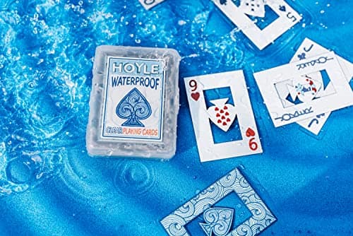 Hoyle Waterproof Clear Plastic Playing Cards 1 Deck Outdoor Pool — view 4