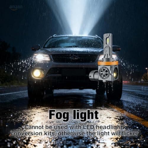 Termitor Upgraded H11/H9/H8 Light Bulbs, 146,000LM Brightness Driving Light — view 4