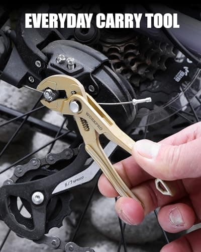 WORKPRO Mini Water Pump Pliers, 4-Inch Groove Joint Pliers for Tight Spaces — view 4