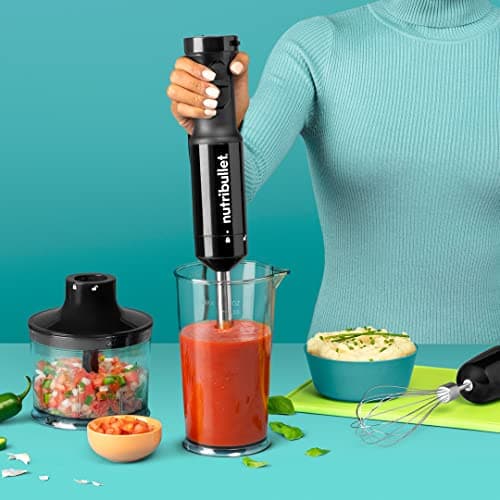 NutriBullet Immersion Blender, Dark Grey (NBI07110) — view 5