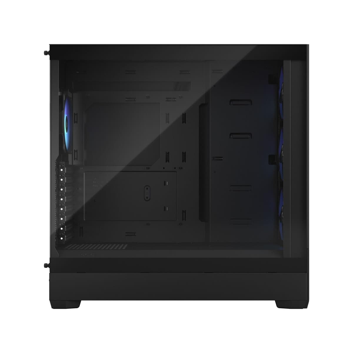 Fractal Design Pop XL Air RGB Black - Tempered Glass Clear Tint - Honeycomb Mesh Front – TG side panel - Four 120 mm Aspect 12 RGB fans included – E-ATX High Airflow Full Tower PC Gaming Case — view 3