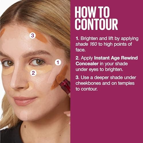 Maybelline Instant Age Rewind Eraser Dark Circles Treatment Multi-Use Concealer, 110, 1 Count (Packaging May Vary) — view 6