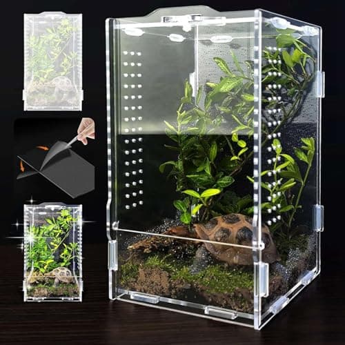 Cjuahsvior 2X Jumping Spider Enclosure, Tarantula-Enclosure Large Acrylic Terrarium, Reptile Enclosure Jumping Spider Accessories — view 4