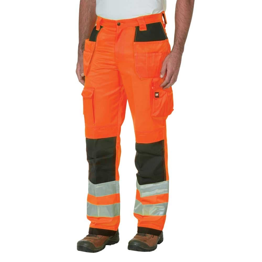 Caterpillar Trademark Work Pants for Men Built from Tough Canvas Fabric with Cargo Space and Ease of Movement, Classic Fit, Black/Graphite, 34W x 32L — view 6