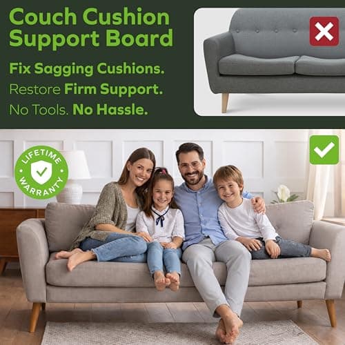 BEN'SHOME® Couch Cushion Support Board for Sagging Sofas | 58-67" x 19.7" — view 2