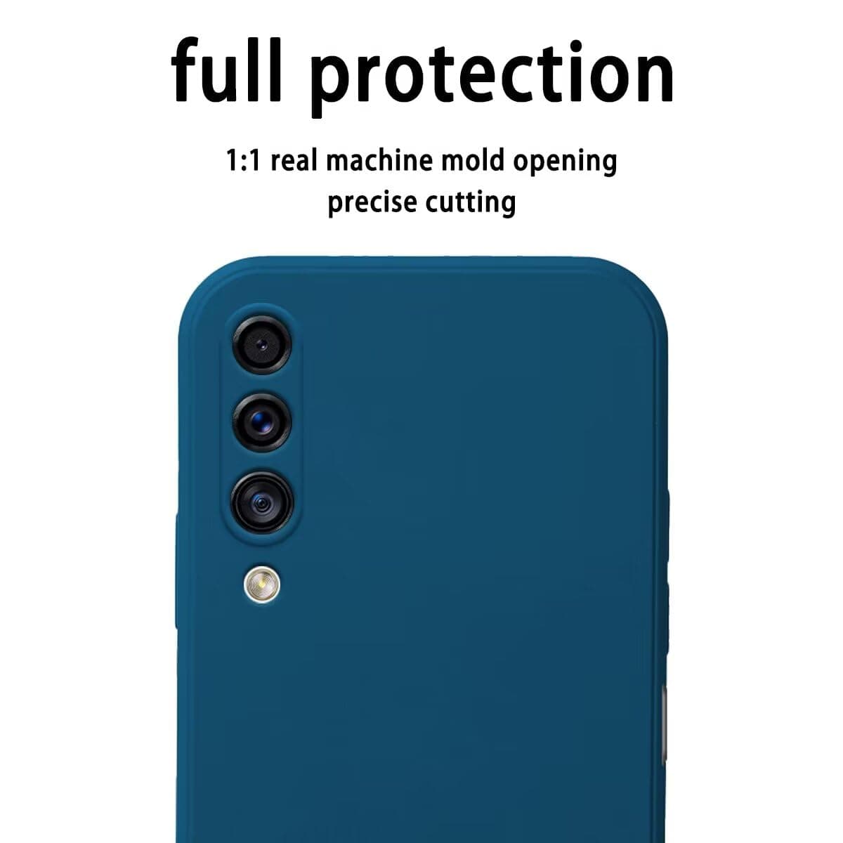 Topme Funda para Samsung Galaxy A30s / A50 / A50S (6.4" Inches) Carcasa Caja Case Estuche, Funda Protectora de Piel de Silicona TPU - Blanco Antiguo — view 2