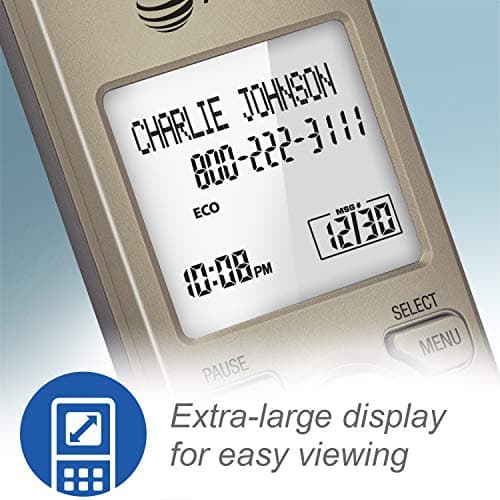 AT&T EL52303 3-Handsets Cordless Phone System with Answering System, Caller ID/Call Waiting - DECT 6.0 - Upto 14 Minutes Recording Time — view 4