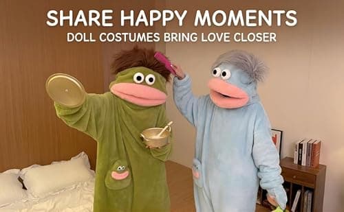 Snuggle Monster Onesie,Silly Onesie Funny Green Monster Hooded Fleece Pajamas Premium Soft Cozy Sleepwear Plush One-Piece Long Sleeves Clothes Green L — view 6