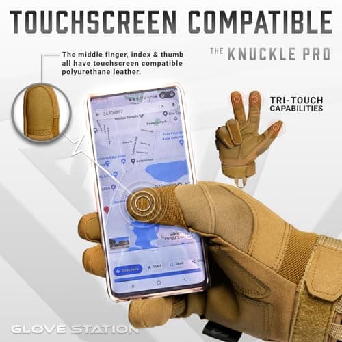 Glove Station - Cold Weather Tactical Shooting Gloves for Men and Woman with Touchscreen Fingers - Durable and Comfortable Hand-Gear for Shooting and Hunting — view 3