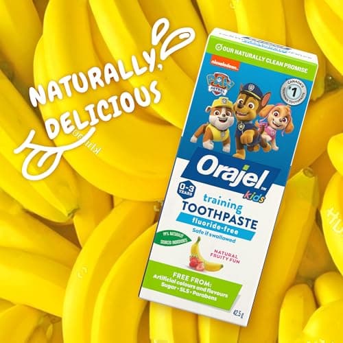 Orajel Kids Paw Patrol Fluoride-Free Training Toothpaste – Natural Fruity Fun Flavor, Pediatrician Recommended, Safe for Children, 1.5oz Tube — view 4