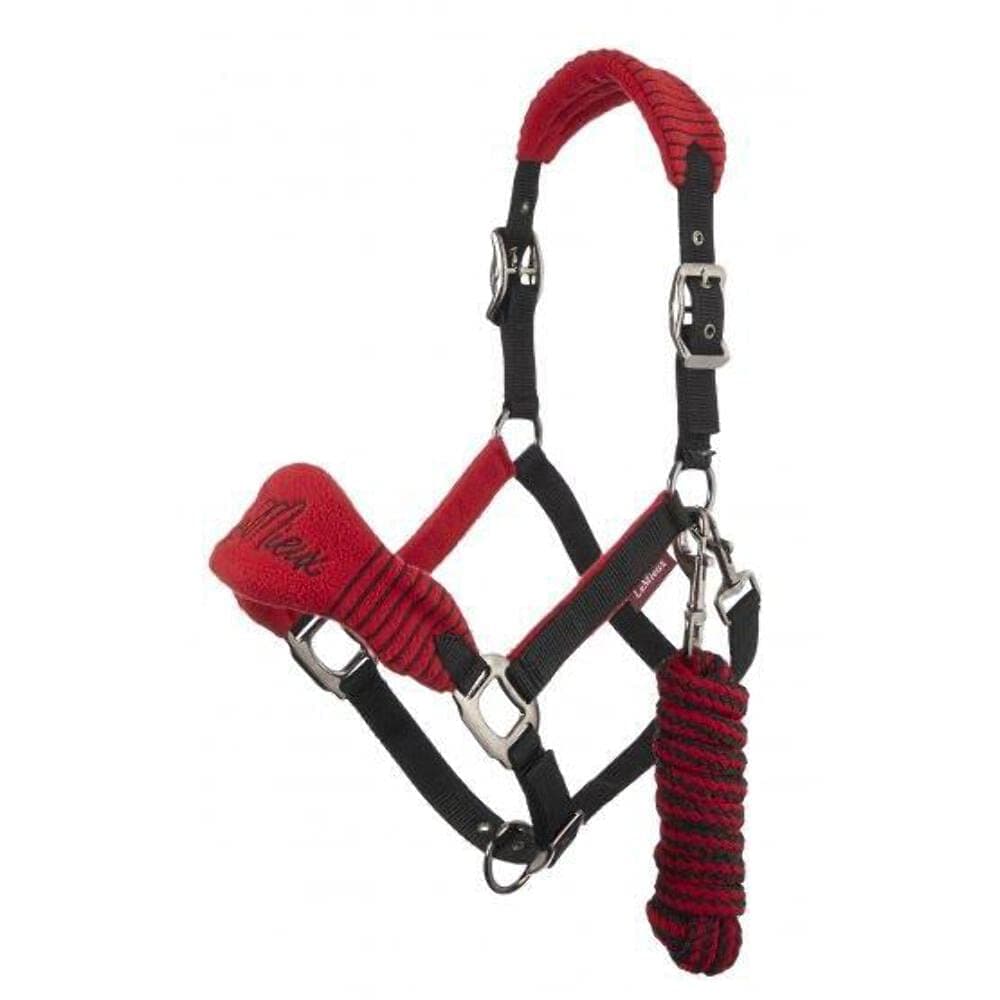 LeMieux Vogue Fleece Headcollar with Lead Rope - Extra Padding, Adjustable at Curb and Poll Strap — view 8