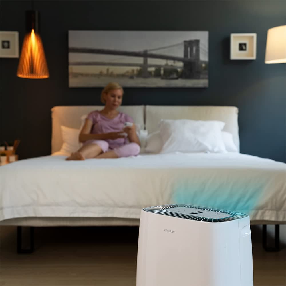 Cecotec Deshumidificador Big Dry 4000 Expert Connected. Control Wifi, 10L/día, Depósito extraíble 2,5L, Cobertura 105m3/h, Gas R290, Silencioso, Humedad 40% a 80%, Pantalla LED, Apagado Automático — view 2