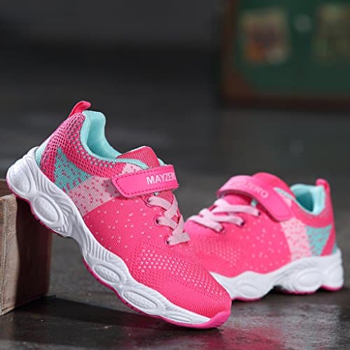 MAYZERO Kids Tennis Shoes Breathable Running Shoes Lightweight Athletic Shoes Walking Shoes Fashion Sneakers for Boys and Girls