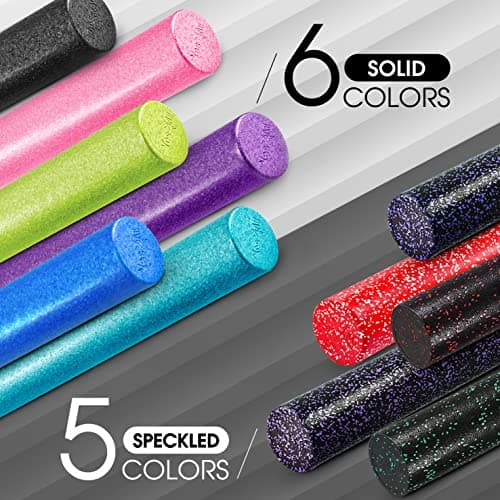 Yes4All EPP Exercise Foam Roller – Extra Firm High Density Foam Roller – Best for Flexibility and Rehab Exercises (18 inch, Black) — view 6