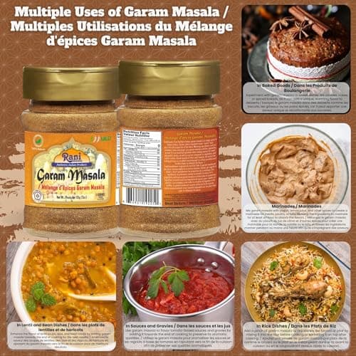 Rani Garam Masala Indian 11-Spice Blend 3oz (85g) PET Jar ~ All Natural, Salt-Free | Vegan | No Colors | Gluten Friendly | NON-GMO| Kosher | Indian Origin — view 5