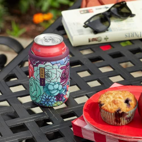 Sok It CanSok Sleeve for Beer & Soda Insulated Neoprene Cover (Blue Ridge, 12oz Slim Can Sleeve) — view 3