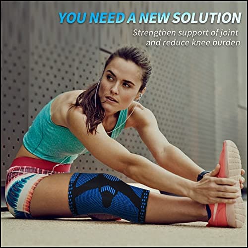 NEENCA Professional Knee Brace for Pain Relief, Medical Knee Support with Patella Pad & Side Stabilizers, Compression Knee Sleeve for Meniscus Tear, ACL, Joint Pain, Runner, Workout - FSA/HSA Eligible — view 7