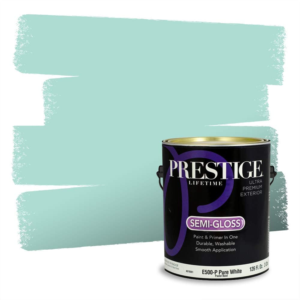 PRESTIGE Paints Interior Paint and Primer In One, 1-Gallon, Semi-Gloss, Comparable Match of Valspar* Dewdrop* — view 558