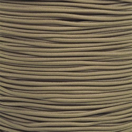 West Coast Paracord Bungee Elastic Nylon Shock Cord (1/8 Inch x 10 Feet, Coyote Brown) — view 3
