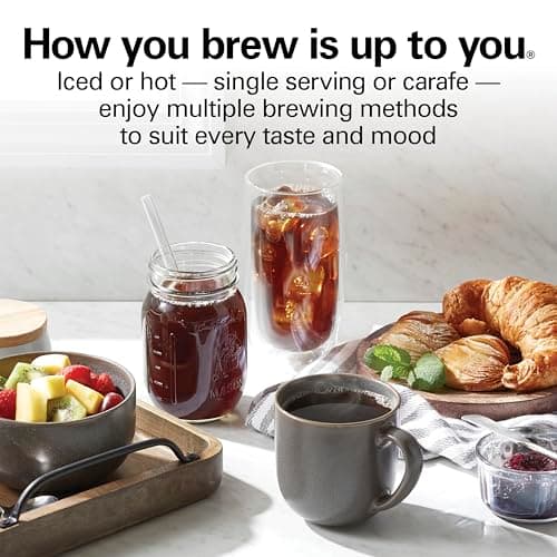 Hamilton Beach Flexbrew Advanced 5-in-1 Drip & Single Serve Coffee Maker — view 2
