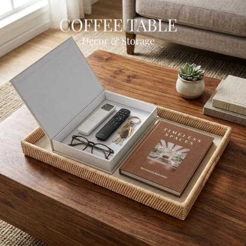 Aesthetic Linen Decorative Books for Home Decor, Set of 2 Fake Books — view 3