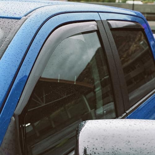 Goodyear Shatterproof in-Channel Window Deflectors for Trucks Dodge Ram 1500 2009-2018 Crew Cab, Rain Guards, Window Visors for Cars, Vent Deflector, Truck Accessories, 4 pcs- GY007758 — view 4