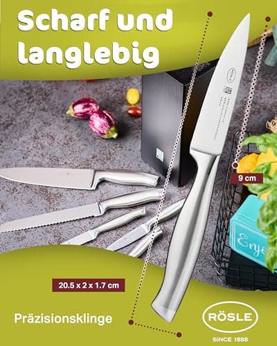 Rosle Basics Line Stainless Steel Pairing Knife, 3.5-inch Blade — view 5
