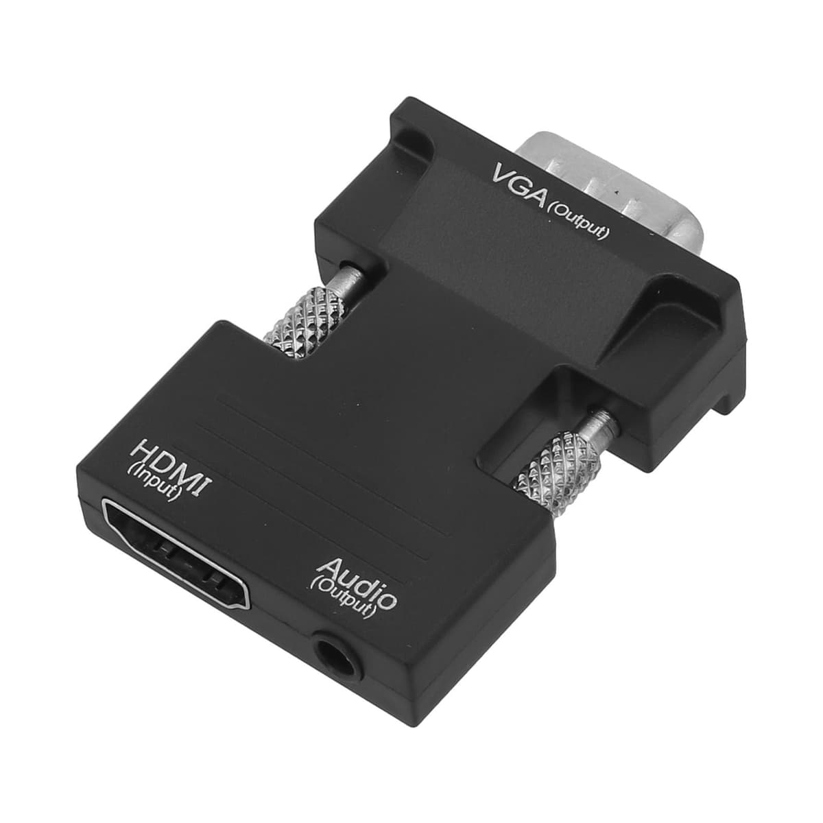 FACAIIO VGA Female to VGA Male Adapter with 3.5mm Audio Cable, Projector, Monitor, PC, and Laptop — view 2