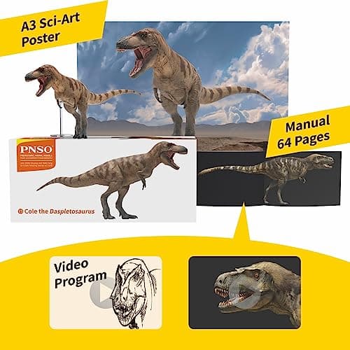 PNSO Prehistoric Dinosaur Models (73 Cole The Daspletosaurus) — view 2