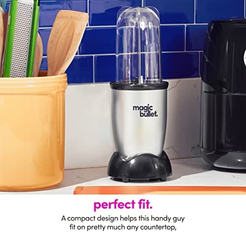 Magic Bullet Blender, Small, Silver, 11 Piece Set — view 5