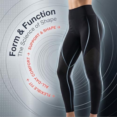 2026 New 3D Metabolic Booster Leggings,High Waist 3D Anti Cellulite Leggings for Women,Slimming Workout Yoga Pants (Black,Large) — view 4