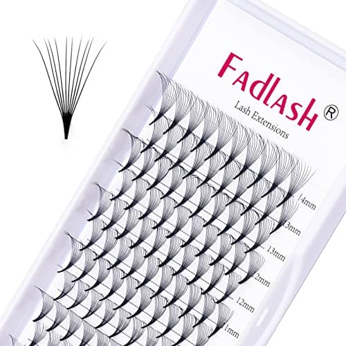 Premade Lash Fans 10D 0.07 Volume Lash Extensions Soft Individual Lashes Premade Fans Eyelash Extensions Russian Pre Fan Lash Extensions (10D-0.07-D, 8-14mm)
