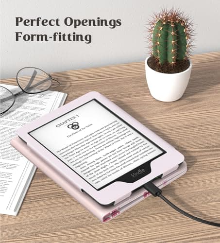 MoKo Case for 6" All-New eBook(11th Generation-2024/2022), Lightweight Shell Cover with Hand Strap Auto Wake/Sleep for E-Reader 11th Gen. 2024, Not fit Kobo Aura 2/Remarkable, Cherry Bow — view 7