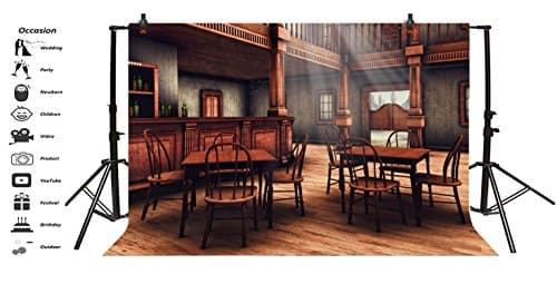 Yeele 8x6ft Wild West Backdrop Vintage Western Cowboy Saloon Bar Background Kids Adult Photo Booth Shoot Vinyl Studio Props — view 2